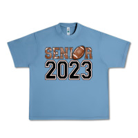 Pebble Blue senior 2023 american football Urban Heavy Tee - AdoDesignShop