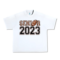 White senior 2023 american football Urban Heavy Tee - AdoDesignShop