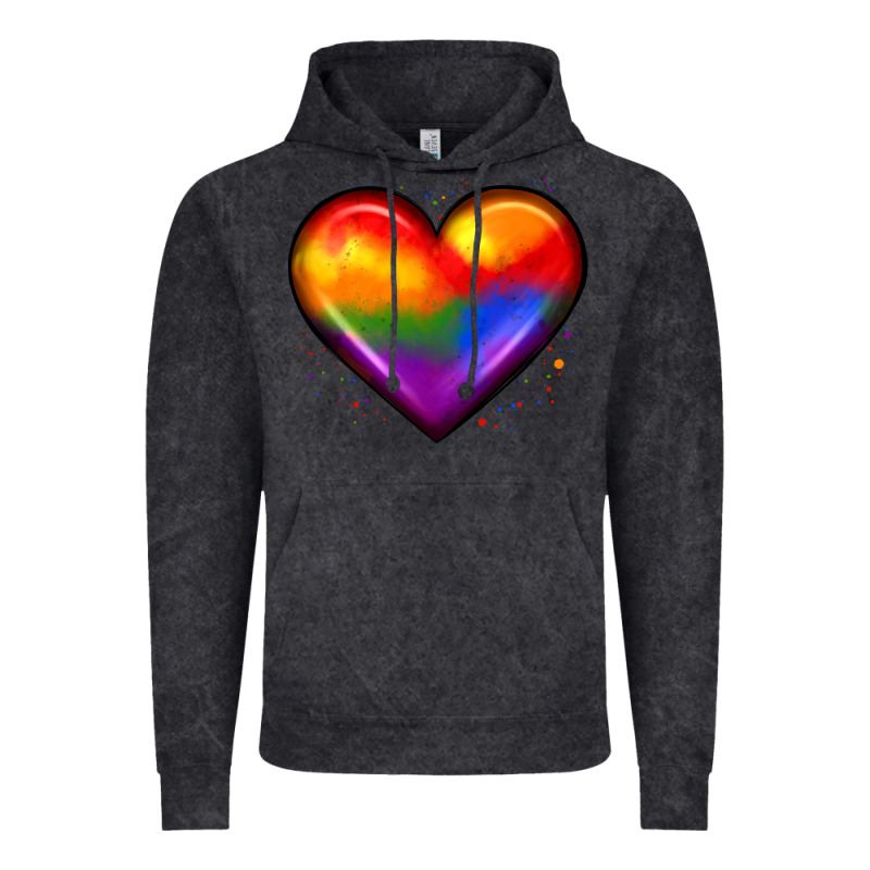 Pride Heart Vintage Hoodie by JahusDesignShop | Teevron