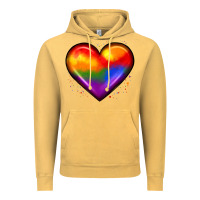 Vintage Mustard pride heart Vintage Hoodie - JahusDesignShop