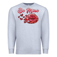 Heather Grey be mine kiss Premium Sweatshirt - RanaPortraitStore