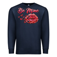 Navy be mine kiss Premium Sweatshirt - RanaPortraitStore