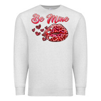 Oatmeal Heather be mine kiss Premium Sweatshirt - RanaPortraitStore