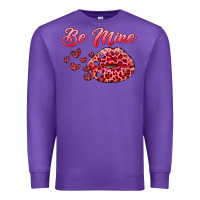 Purple be mine kiss Premium Sweatshirt - RanaPortraitStore