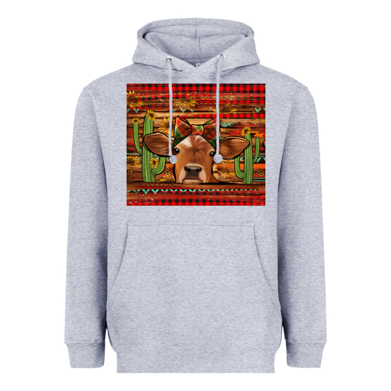 Western Christmas Cow Tumbler Heavyweight Hoodie by Jasminsmagicworld | Teevron