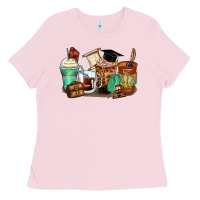 Bubblegum Pink lawyer coffee cups Ladies Tee - Zillion Design Studio