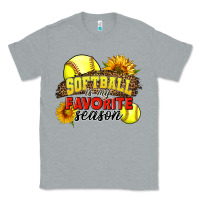 Heather Grey Softball Is My Favorite Season Classic Tee - LillyAllenDesigns