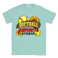 Seafoam Softball Is My Favorite Season Classic Tee - LillyAllenDesigns