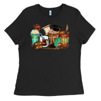 Black lawyer coffee cups Ladies Tee - Zillion Design Studio