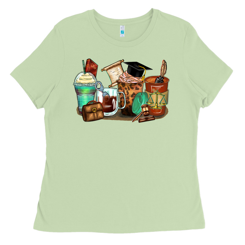 Lawyer Coffee Cups Ladies Tee by Zillion Design Studio | Teevron