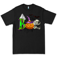 Black boo halloween Premium Tee - Zillion Design Studio