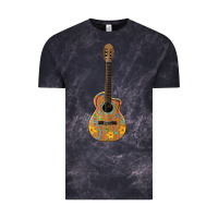 Cloud Black mexican guitar Vintage Tee - Artiststas