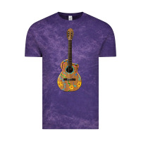 Cloud Purple mexican guitar Vintage Tee - Artiststas