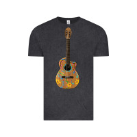 Vintage Black mexican guitar Vintage Tee - Artiststas