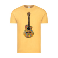 Vintage Mustard mexican guitar Vintage Tee - Artiststas