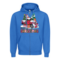 True Royal pink merry christmas Zipper Hoodie - MaliasSmallBusiness