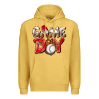 Antique Gold Game day Baseball Premium Hoodie - NancyCooperArtShop
