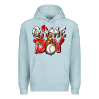 Blue Mist Game day Baseball Premium Hoodie - NancyCooperArtShop