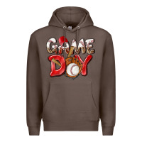 Coffee Game day Baseball Premium Hoodie - NancyCooperArtShop