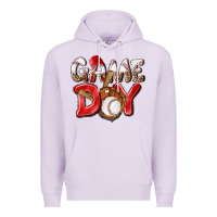 Lilac Game day Baseball Premium Hoodie - NancyCooperArtShop