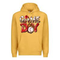 Mustard Game day Baseball Premium Hoodie - NancyCooperArtShop