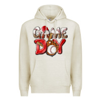 Oatmeal Heather Game day Baseball Premium Hoodie - NancyCooperArtShop