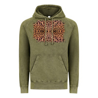 Vintage Olive Old Western Leopard Frame Vintage Hoodie - Bettercallsaul