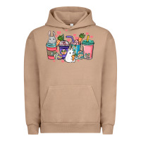 Pigment Burro Easter Day coffee drink Urban Hoodie - HowdyJamesFarm