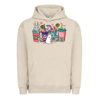 Pigment French Oak Easter Day coffee drink Urban Hoodie - HowdyJamesFarm