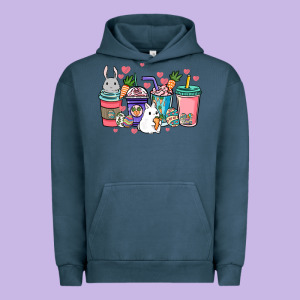 Easter Day Coffee Drink Urban Hoodie Designed By Howdyjamesfarm