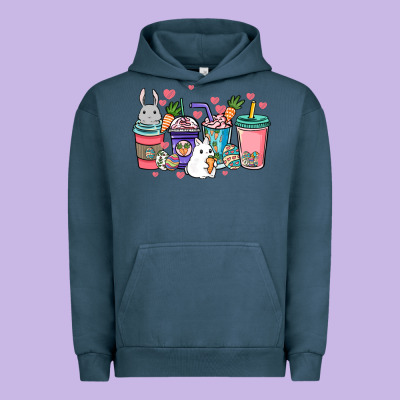 Easter Day Coffee Drink Urban Hoodie Designed By Howdyjamesfarm