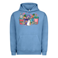 Pigment Pebble Blue Easter Day coffee drink Urban Hoodie - HowdyJamesFarm