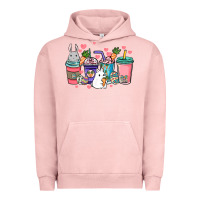 Pigment Salmon Easter Day coffee drink Urban Hoodie - HowdyJamesFarm