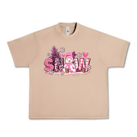 Burro pink snowman and snow Urban Heavy Tee - AdoDesignShop