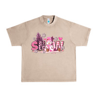 French Oak pink snowman and snow Urban Heavy Tee - AdoDesignShop