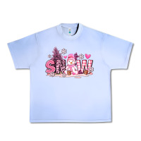 Grape Ice pink snowman and snow Urban Heavy Tee - AdoDesignShop