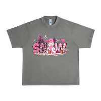 Tornado pink snowman and snow Urban Heavy Tee - AdoDesignShop