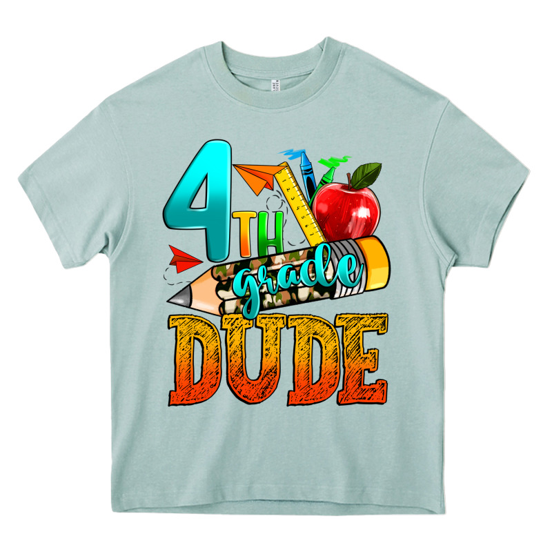 4th Grade Dude Heavy Core Tee by texasbilliewilder | Teevron