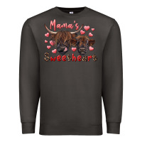 Smoke mama's sweetheart highland cow and calf Premium Sweatshirt - RanaPortraitStore