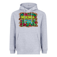 Heather Grey mama cita serape background Heavyweight Hoodie - BarkalooDesign