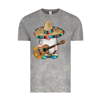 Cloud Rock mexican gnomes guitar sombrero serape Vintage Tee - Artiststas