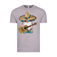 Vintage Zinc mexican gnomes guitar sombrero serape Vintage Tee - Artiststas