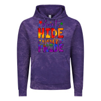 Cloud Purple don't hide your pride Vintage Hoodie - JahusDesignShop