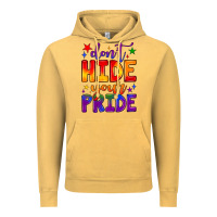 Vintage Mustard don't hide your pride Vintage Hoodie - JahusDesignShop