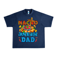 Navy nacho average dad with nacho Urban Heavy Tee - AdoDesignShop