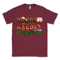 Burgundy mommy needs her jingle juice Classic Tee - AdoDesignShop