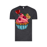 Vintage Black valentines day cupcake Vintage Tee - AdoDesignShop