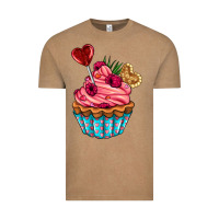 Vintage Coffee valentines day cupcake Vintage Tee - AdoDesignShop