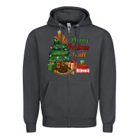 Smoke merry christmas y'all Zipper Hoodie - MaliasSmallBusiness