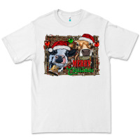 White merry christmas heifers Premium Tee - RanaPortraitStore